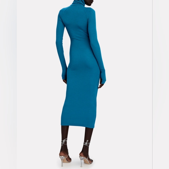 4. ALIX NYC CLARKSON RIBBED CUT OUT MIDI DRESS - Picture 3 of 9